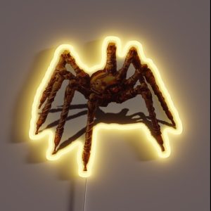 Factorio Spidertron RGB Neon Sign