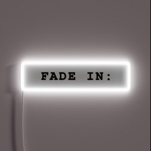 Fade In RGB Neon Sign