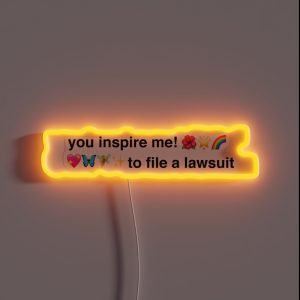 Fairy Emoji Insult Genz RGB Neon Sign Fairy Emoji Insult Genz RGB Neon Sign