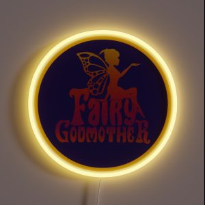 Fairy Godmother Legendary Animals Fairy RGB Neon Sign