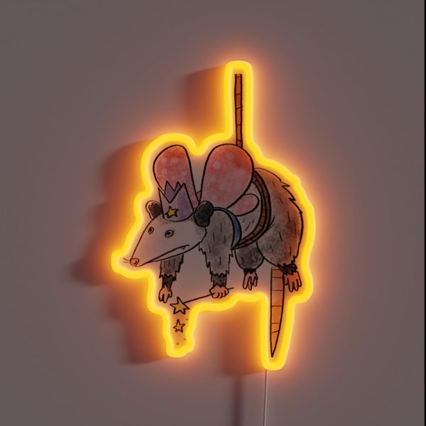 Fairy Godpossum RGB Neon Sign