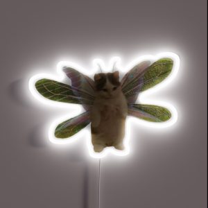 Fairy Kitty RGB Neon Sign