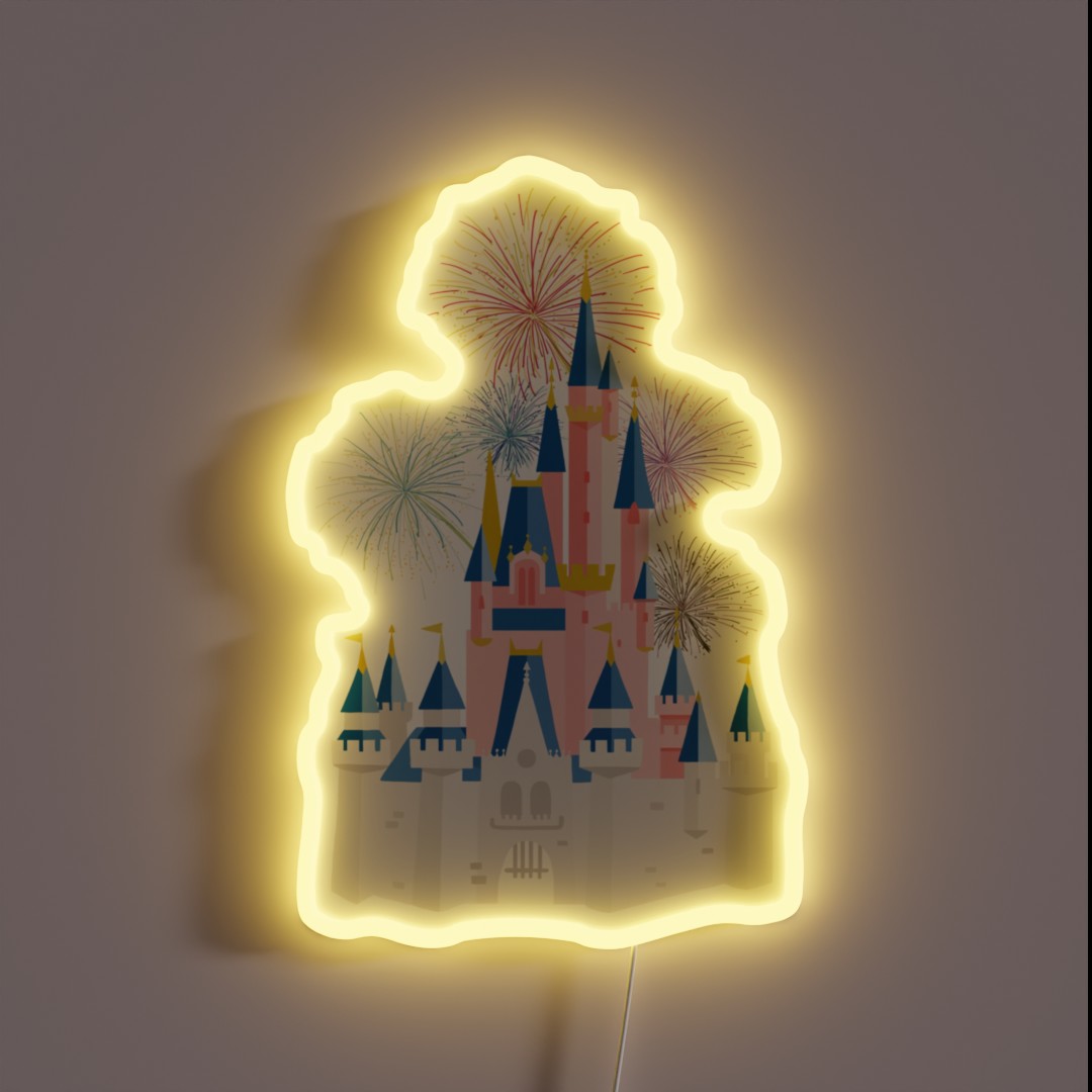Fairytale Castle RGB Neon Sign Fairytale Castle RGB Neon Sign