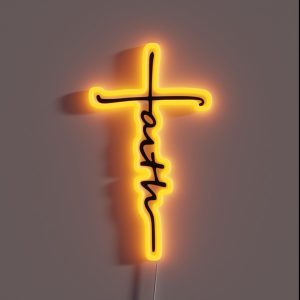 Faith Cross RGB Neon Sign Faith Cross RGB Neon Sign