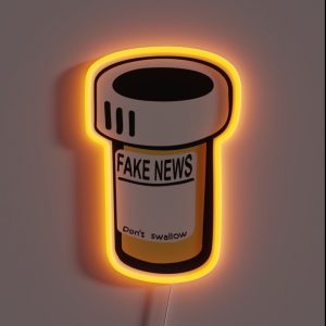Fake News RGB Neon Sign