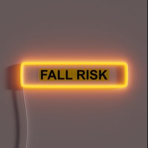 Fall Risk RGB Neon Sign