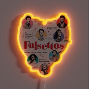 Falsettos Broadway Musical RGB Neon Sign