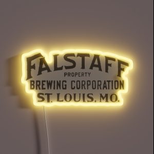 Falstaff Brewing Corporation St Louis MO RGB Neon Sign