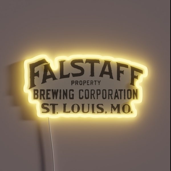 Falstaff Brewing Corporation St Louis MO RGB Neon Sign