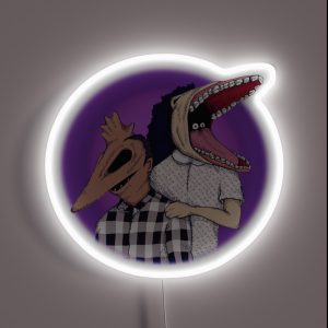 Family Portrait Of The Recently Deceased RGB Neon Sign Family Portrait Of The Recently Deceased RGB Neon Sign