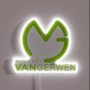 Famous Darts Player Logo RGB Neon Sign Famous Darts Player Logo RGB Neon Sign