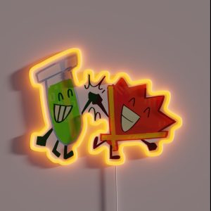 Fan And Test Tube Yayyyyy RGB Neon Sign