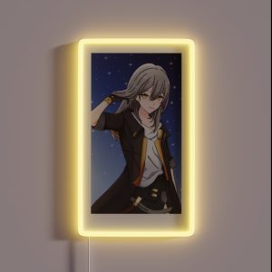 Fan Art Honkai Star Rail Stelle With Starry Background RGB Neon Sign