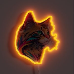 Fanciful Felicity A Rainbow Kitty Delight RGB Neon Sign Fanciful Felicity A Rainbow Kitty Delight RGB Neon Sign