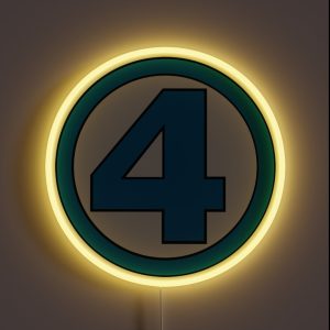 Fantastic Four RGB Neon Sign