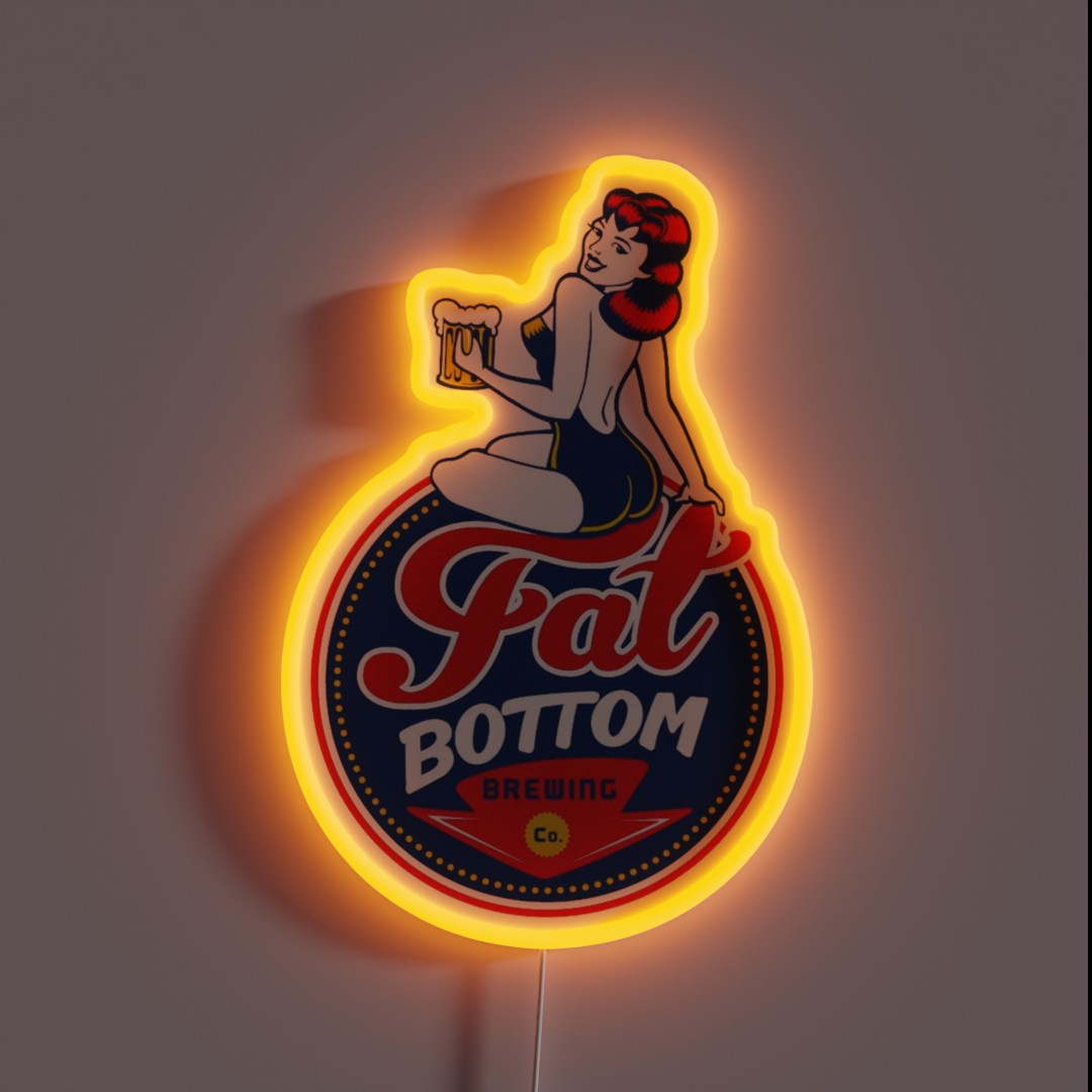 Fat Bottom Brewing RGB Neon Sign Fat Bottom Brewing RGB Neon Sign