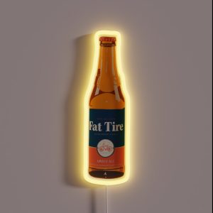 Fat Tire RGB Neon Sign