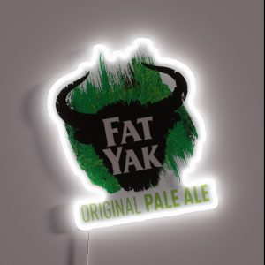 Fat Yak Logo RGB Neon Sign