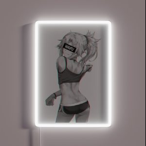 Fate Series Mordred Waifu Material RGB Neon Sign