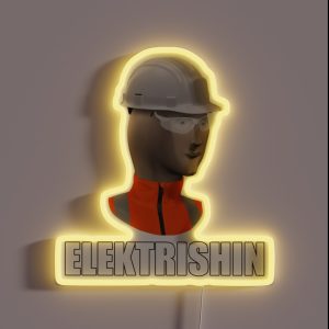 Father S Day Mannequin Meme Electrician RGB Neon Sign