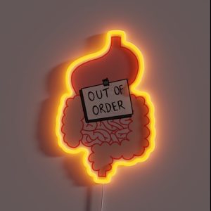 Faulty Digestive System RGB Neon Sign