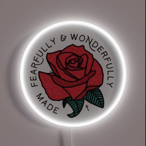 Fearfully And Wonderfully Made RGB Neon Sign Fearfully And Wonderfully Made RGB Neon Sign