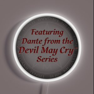 Featuring Dante From The Devil May Cry Series RGB Neon Sign