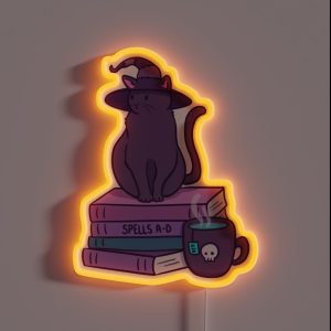 Feline Familiar Nikury RGB Neon Sign
