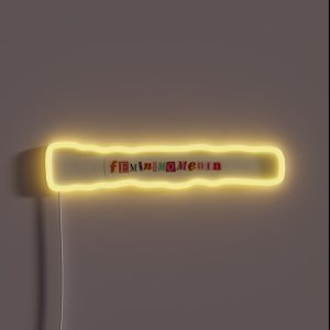 Femininomenon Babe Chappell Roan Lyric RGB Neon Sign
