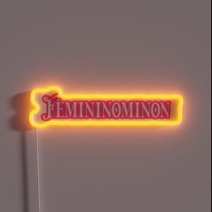 Femininominon RGB Neon Sign