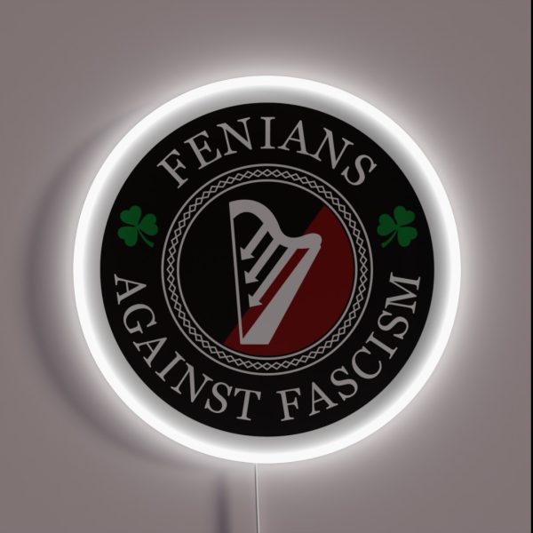 Fenians Against Fascism RGB Neon Sign