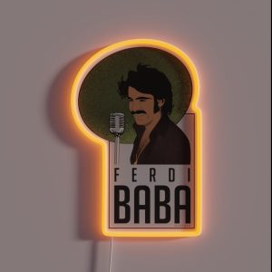 Ferdi Tayfur Legends Of Turkey Collection RGB Neon Sign