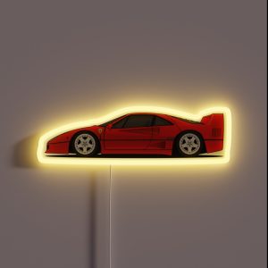 Ferrari F40 RGB Neon Sign