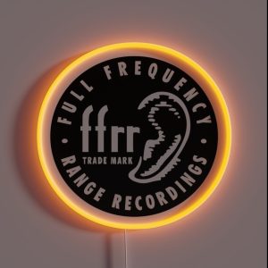 Ffrr Logo Full Frequency Range Records RGB Neon Sign Ffrr Logo Full Frequency Range Records RGB Neon Sign