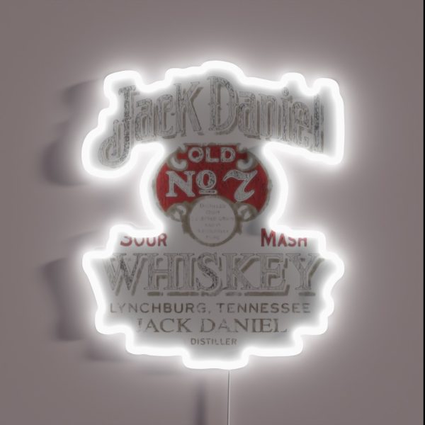 FGJDJ JACKDANIELS ALCOHOLIC RGB Neon Sign