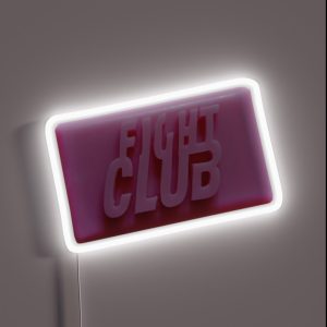 Fight Club Soap Bar RGB Neon Sign