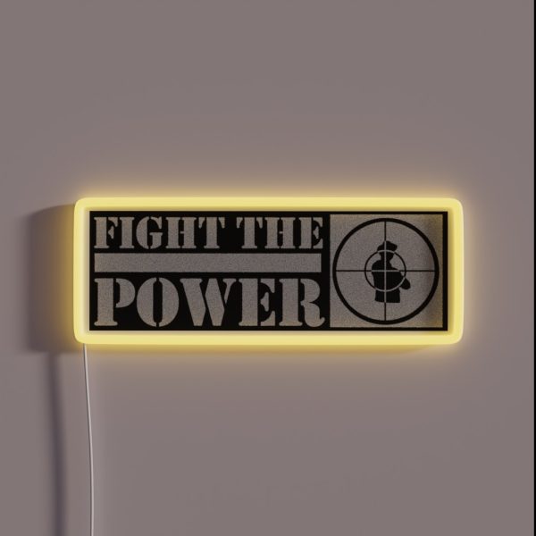 Fight The Power RGB Neon Sign