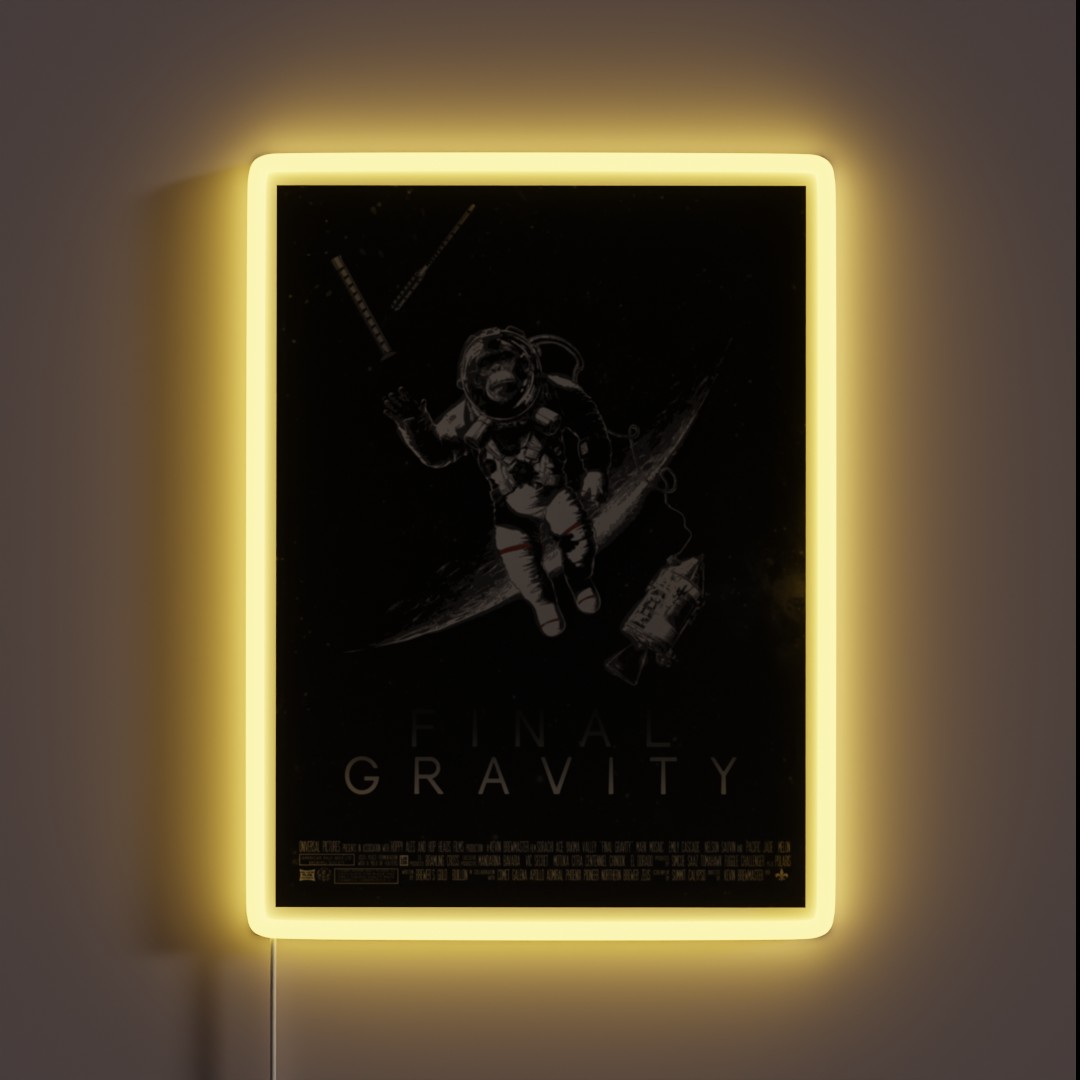 FINAL GRAVITY RGB Neon Sign FINAL GRAVITY RGB Neon Sign