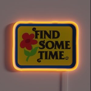 Find Some Time Tyler The Creator RGB Neon Sign Find Some Time Tyler The Creator RGB Neon Sign