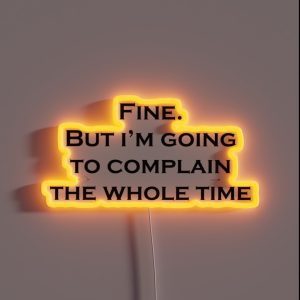 Fine RGB Neon Sign
