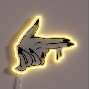 Finger Gun RGB Neon Sign Finger Gun RGB Neon Sign