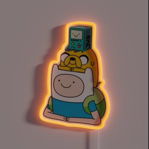 Finn Jake BMO RGB Neon Sign