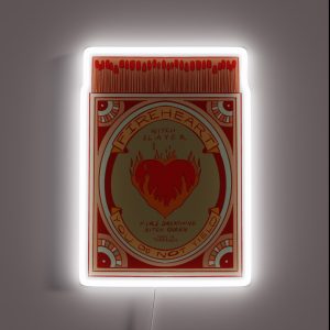Fireheart Matchbox Red RGB Neon Sign