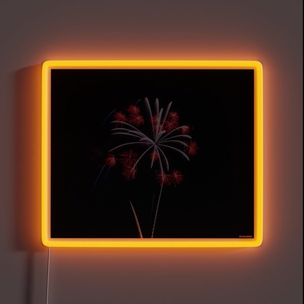 Firework Cone RGB Neon Sign