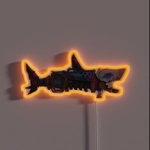 Fishbones RGB Neon Sign