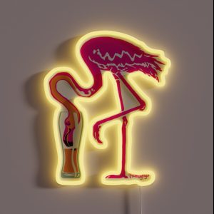 Flamingo Ing Going Gone RGB Neon Sign