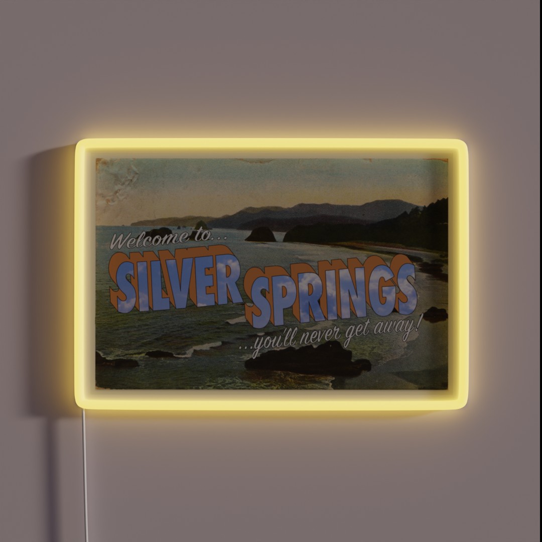 Fleetwood Mac Silver Springs RGB Neon Sign Fleetwood Mac Silver Springs RGB Neon Sign