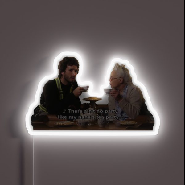 Flight Of The Conchords Tea Party RGB Neon Sign