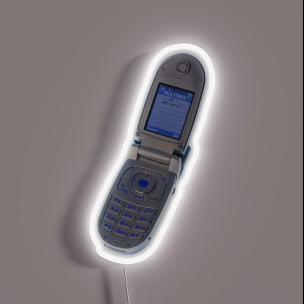 Flip Phone RGB Neon Sign