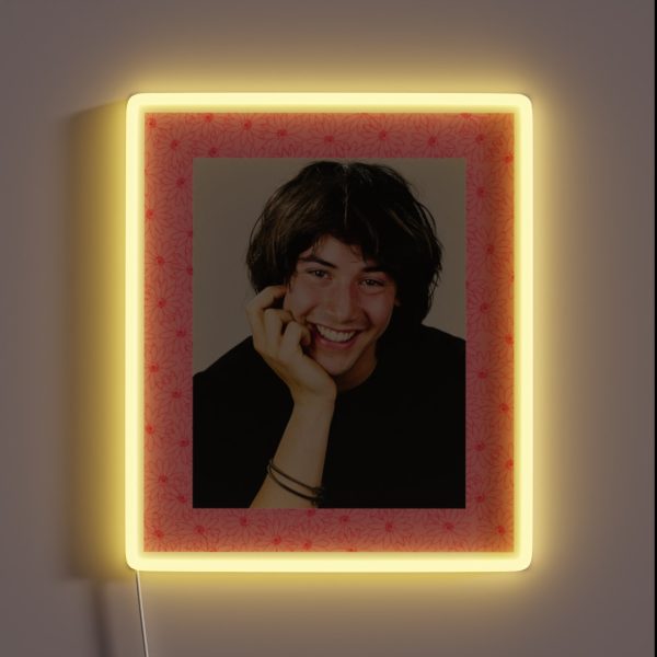 Floral Keanu RGB Neon Sign